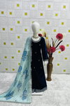 Oc 231 Heavy Viscose Velvet With Embroidery Work Top With Sharara Dupatta Wholesale In India